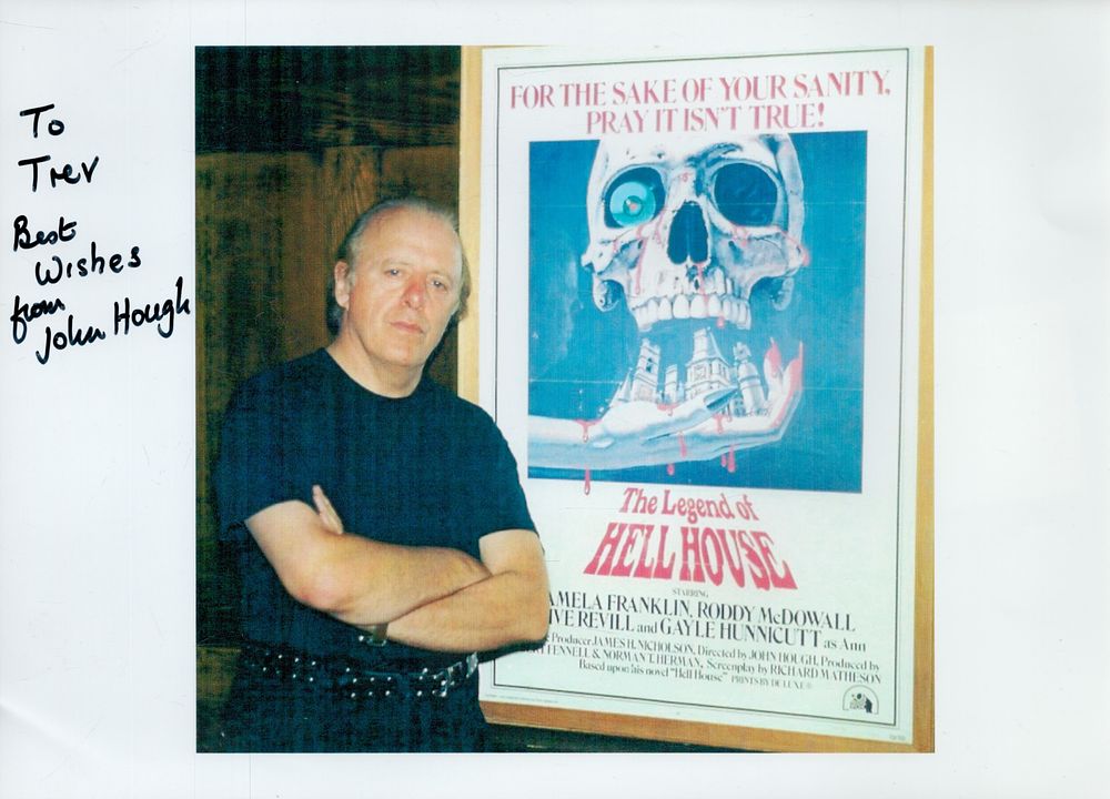 Lot 250: John Hough signed 12x8 inch colour photo dedicated....