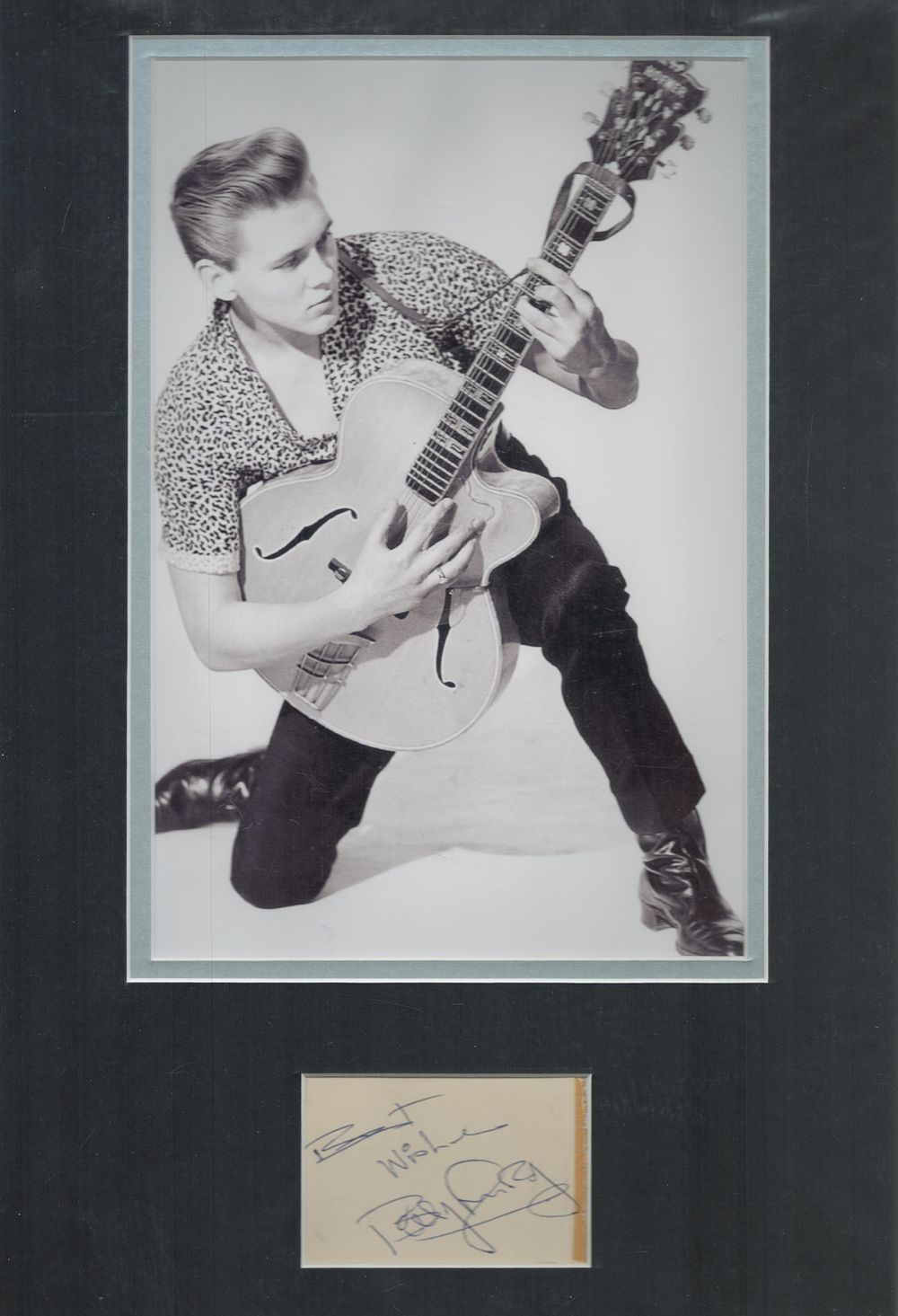 Lot 262: Billy Fury (1940 1983) Singer Signed Album Page...