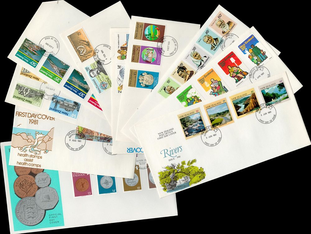Lot 554: FDC New Zealand Post Office collection includes Rivers...