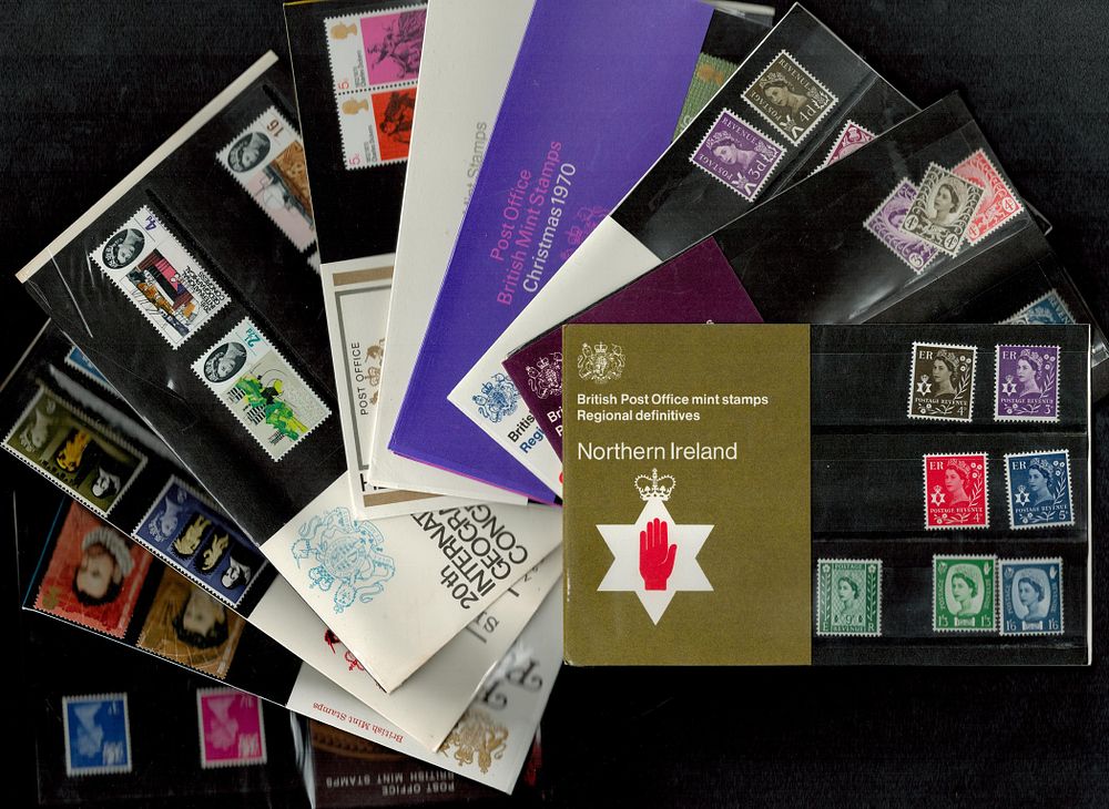 Lot 558: Stamp Pack collection includes Northan Ireland 1970, Wales...