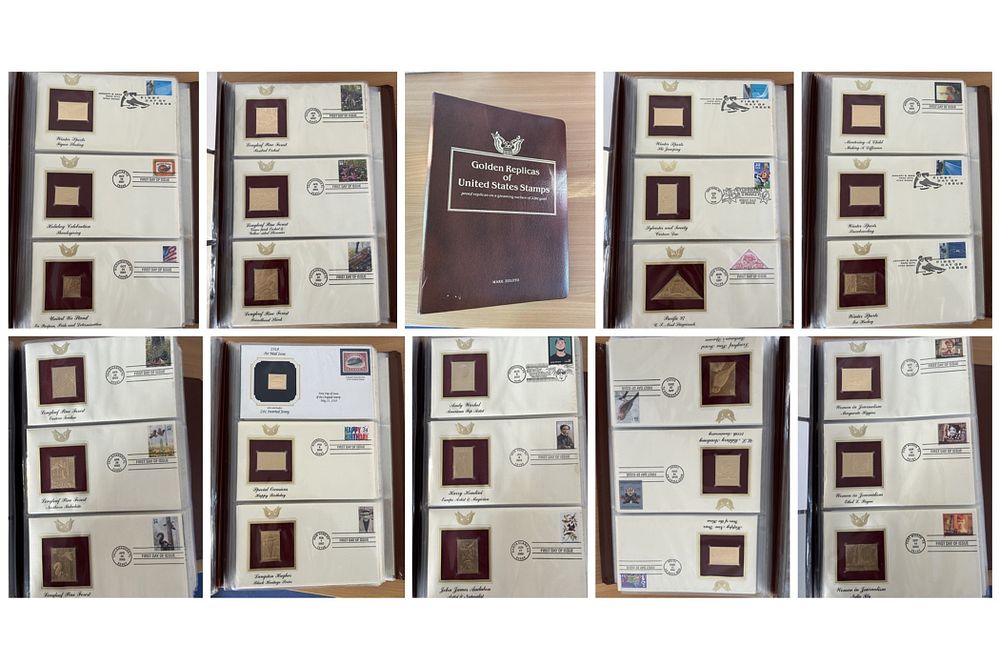 Lot 603: 48 United States Golden Replicas of United States...