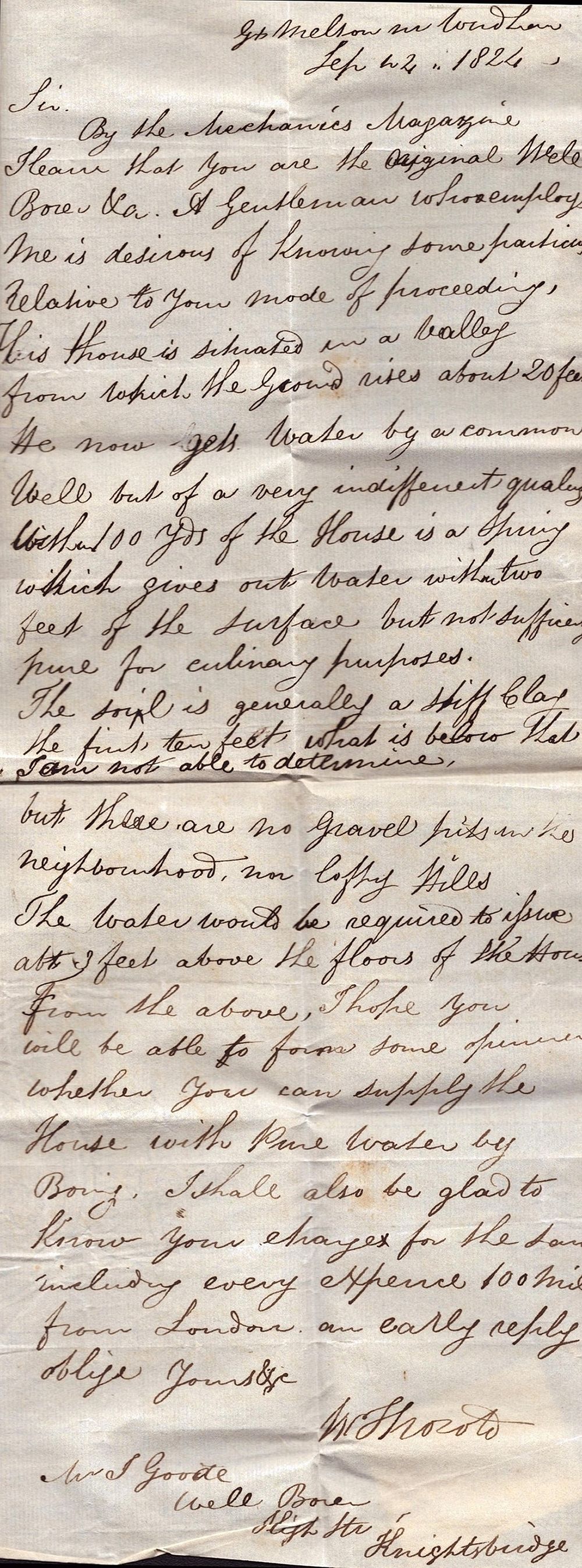 Lot 621: Handwritten Early Letters from 1824 about Details of...