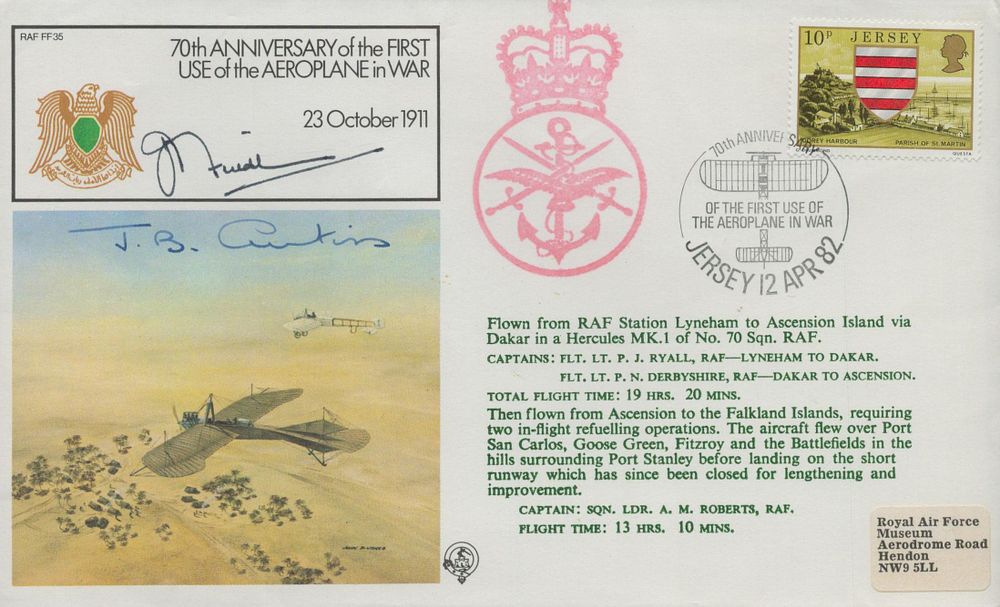 Lot 650: RAF FDC Multi signed Admiral Sir John Fieldhouse,...