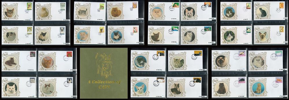 Lot 668: A Collection of Cats Covers 47 Worldwide Benham...