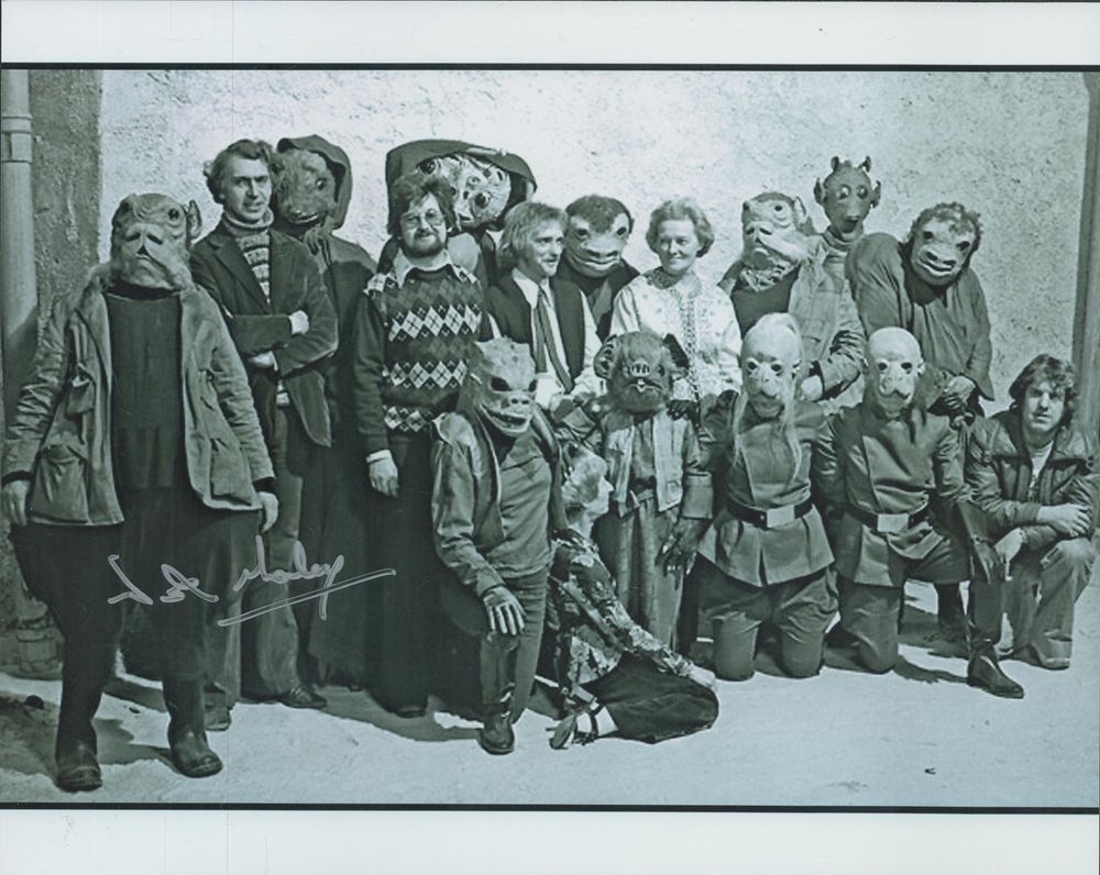 Lot 4: Nick Maley signed 10x8 inch Star Wars black...