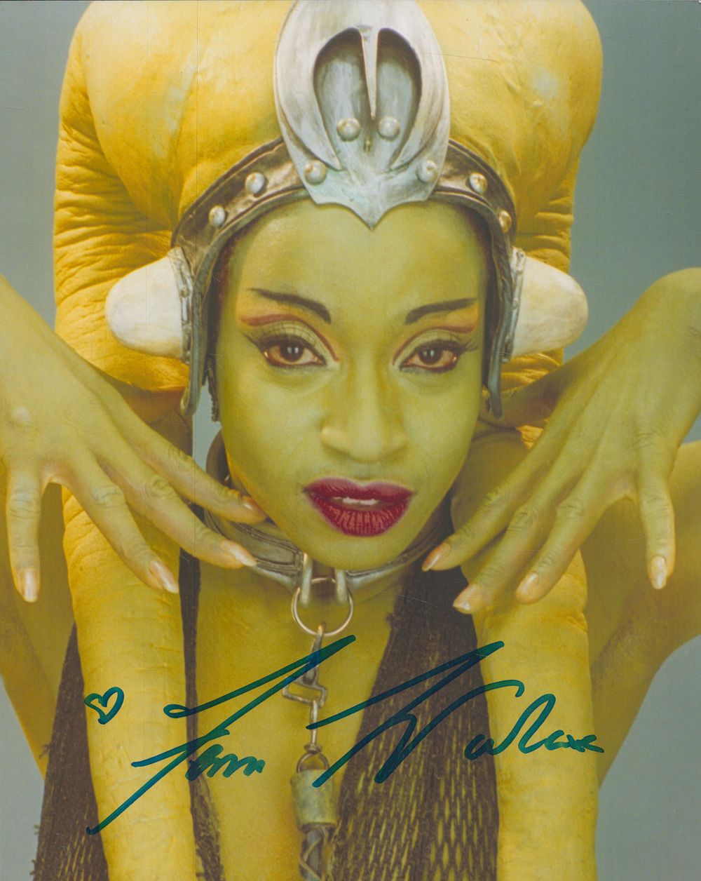 Lot 9: Femi Taylor signed 10x8 inch Star Wars colour...