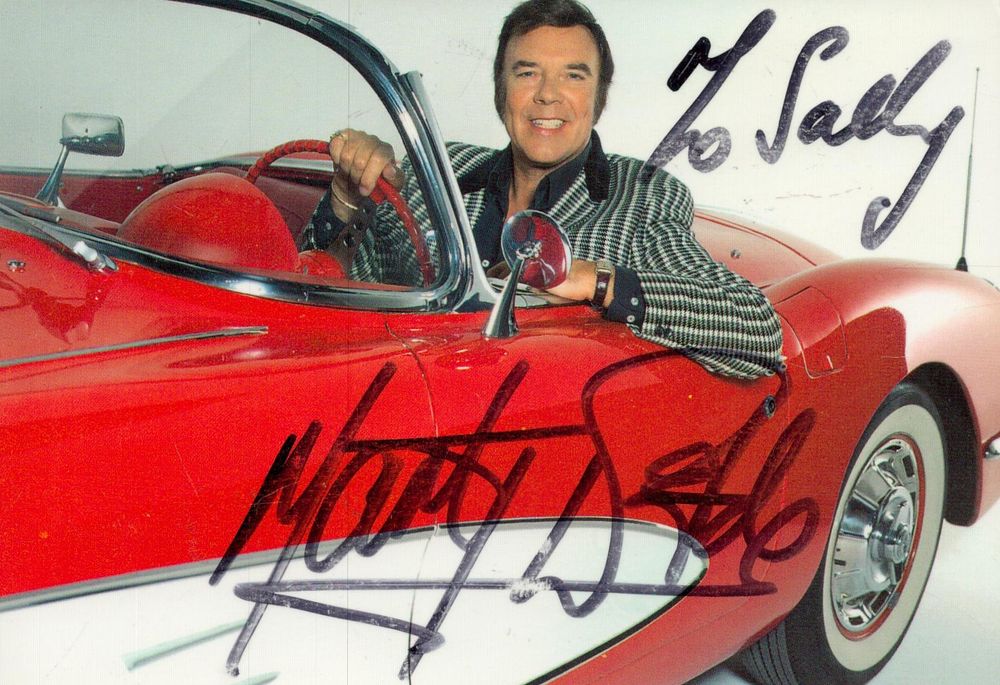 Lot 66: Marty Wilde signed 6x4 inch colour photo dedicated....
