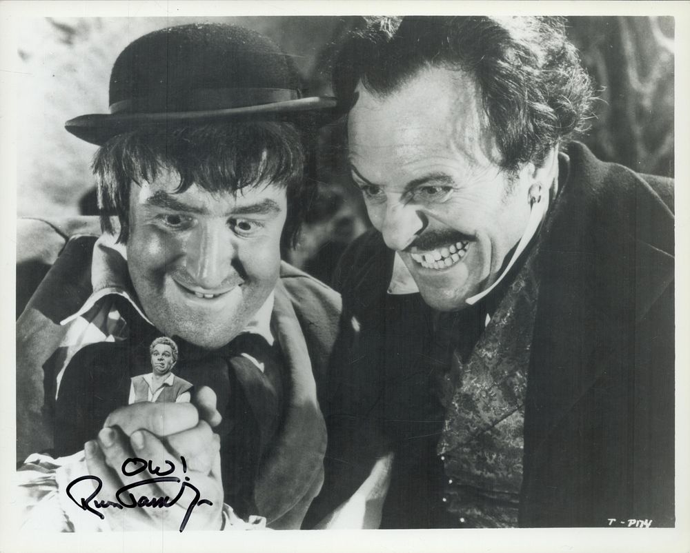 Lot 138: Russ Tamblyn signed 10x8 inch black and white...