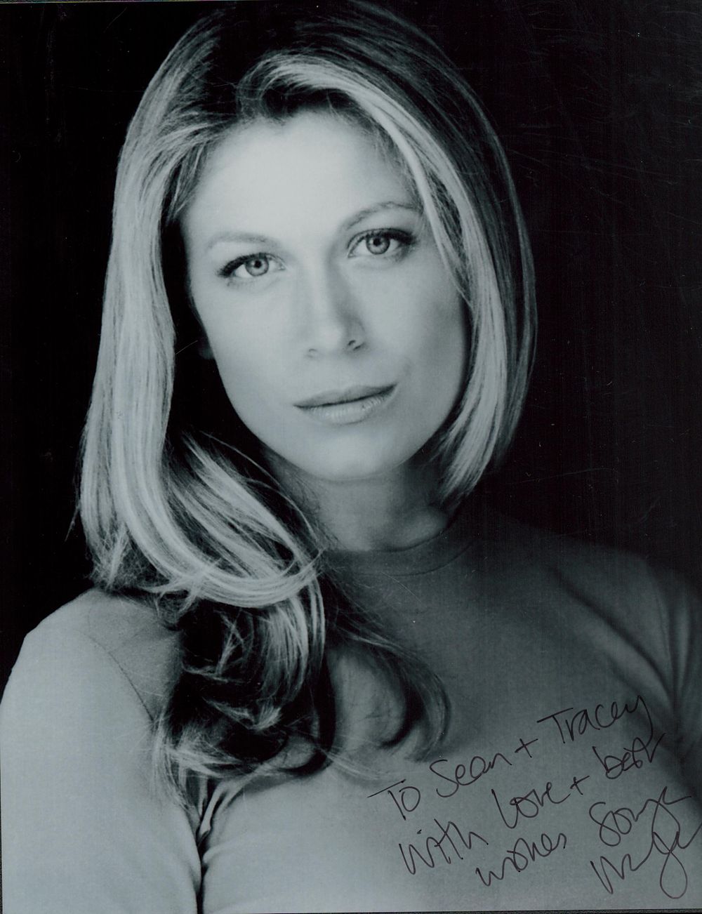 Lot 168: Sonya Walger signed 10x8 inch black and white...