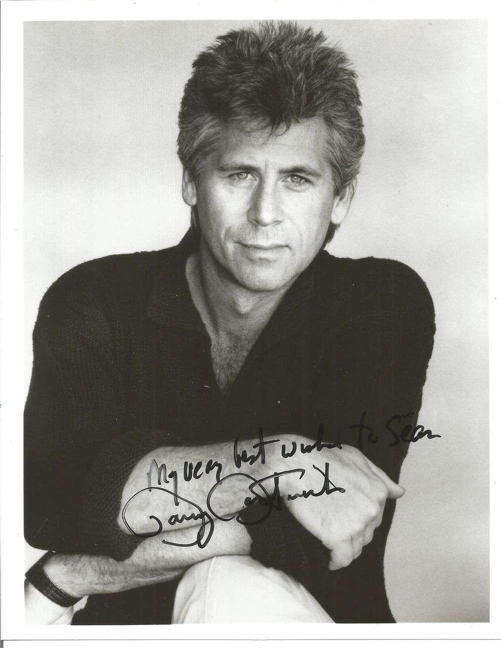 Lot 186: Barry Bostwick signed 10x8 inch vintage black and...