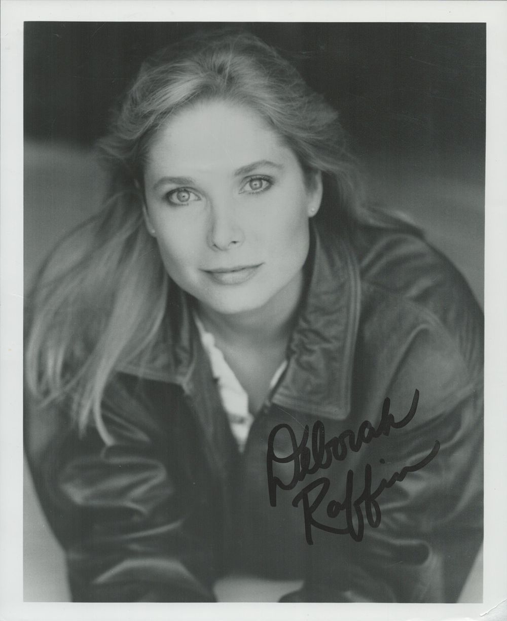 Lot 275: Deborah Raffin signed 10x8 inch black and white...