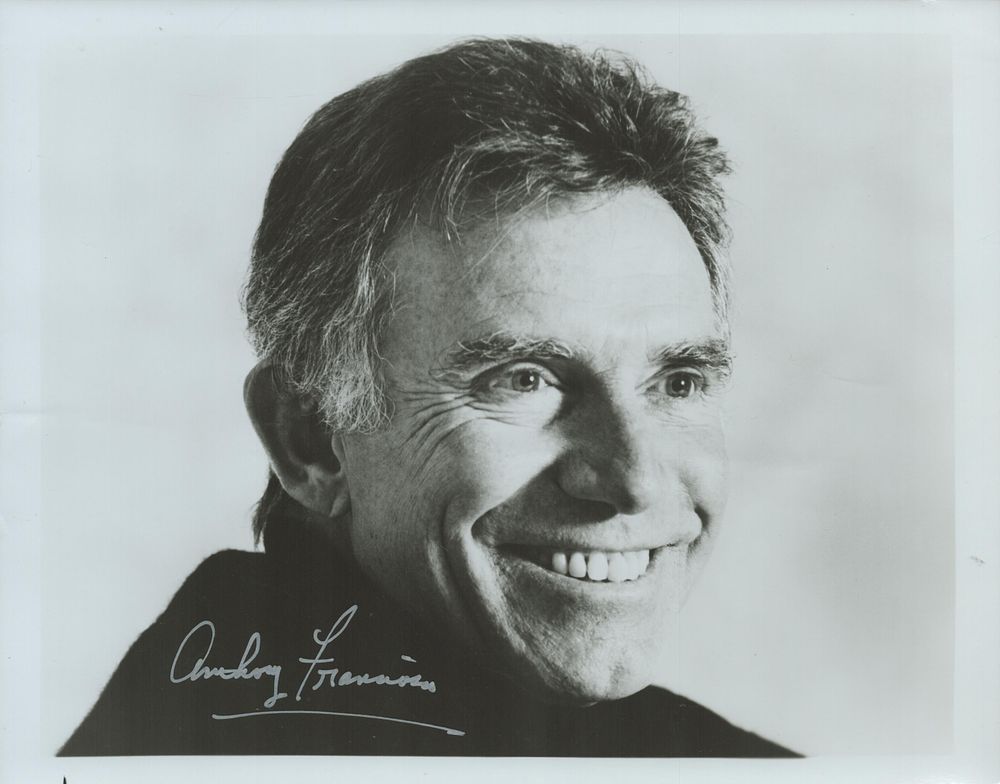Lot 277: Anthony Franciosa signed 10x8 inch black and white...