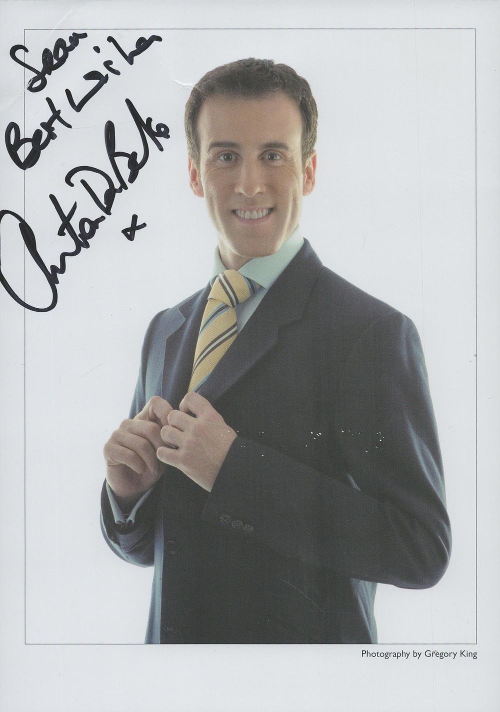 Lot 282: Anton Du Beke signed 8x6 inch colour promo...