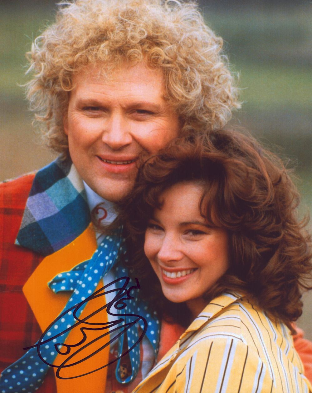 Lot 297: Colin Baker signed 10x8 inch colour photo pictured...