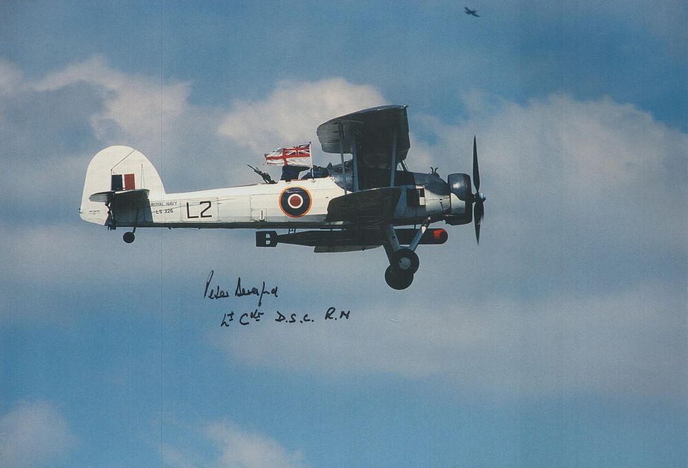 Lot 79: Military. Lt. Cdr. Peter Beresford DSC Signed 12...
