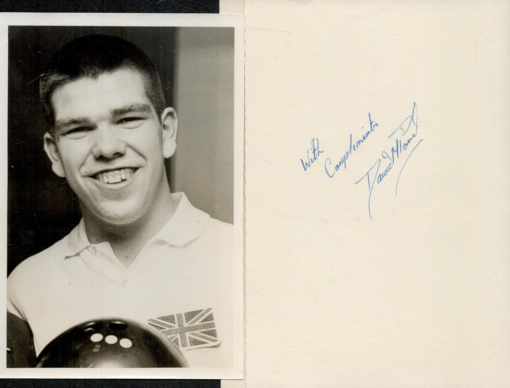 Lot 128: David Pond signature along with UNSIGNED black and...