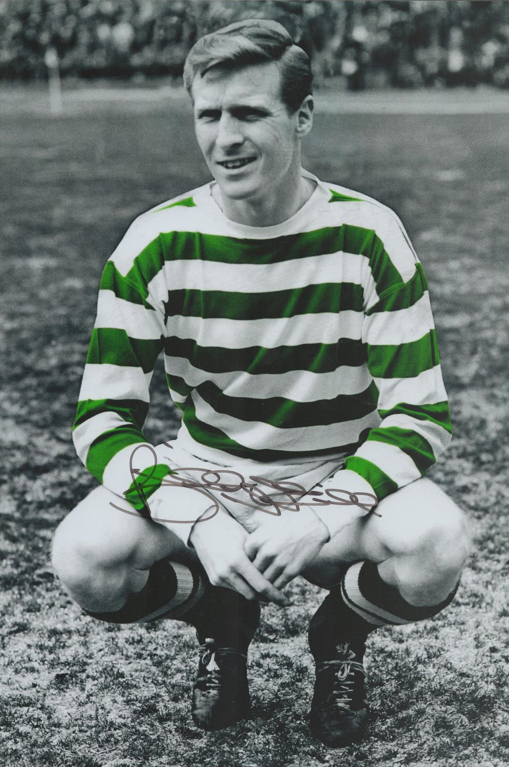 Lot 192: Autographed Billy Mcneill 12 X 8 Photo :...