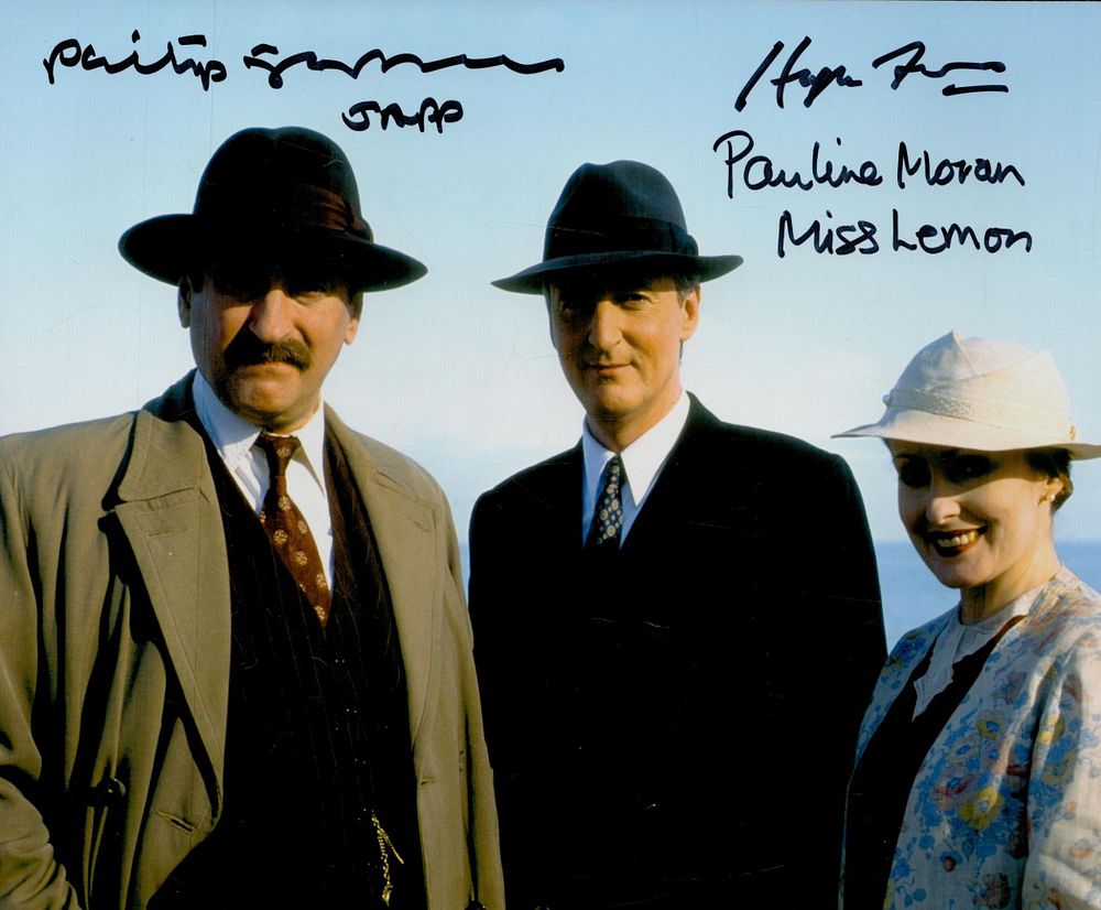 Lot 193: Poirot - TV detective drama series 8x10 photo...