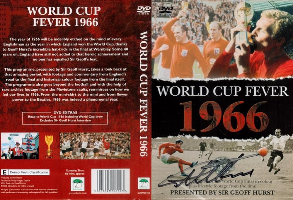 Lot 195: Sir Geoff Hurst signed World Cup Fever 1966...