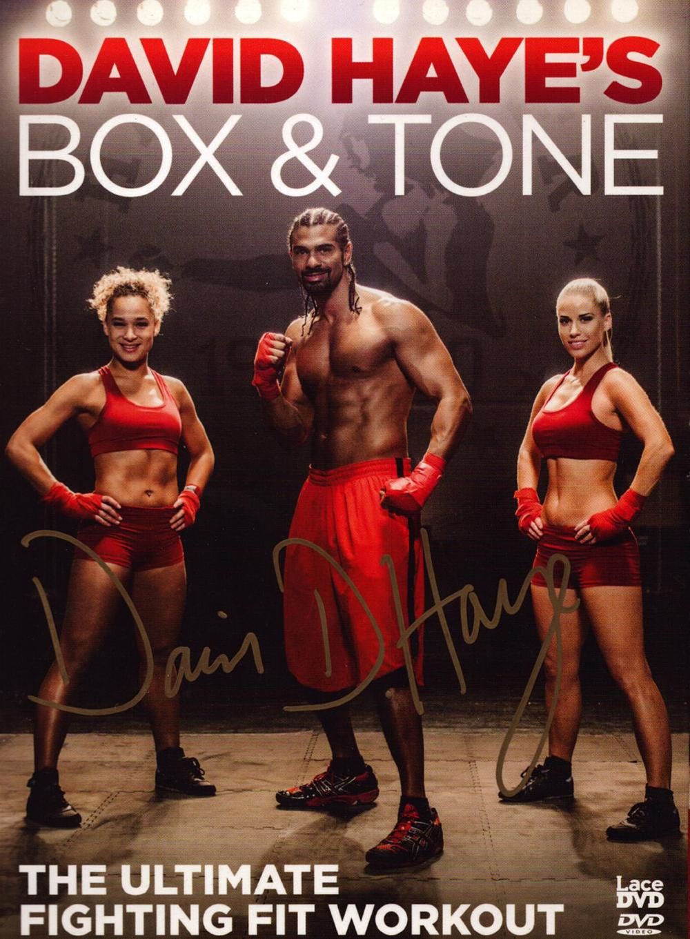 Lot 196: David Haye's signed Box and Tone the ultimate...