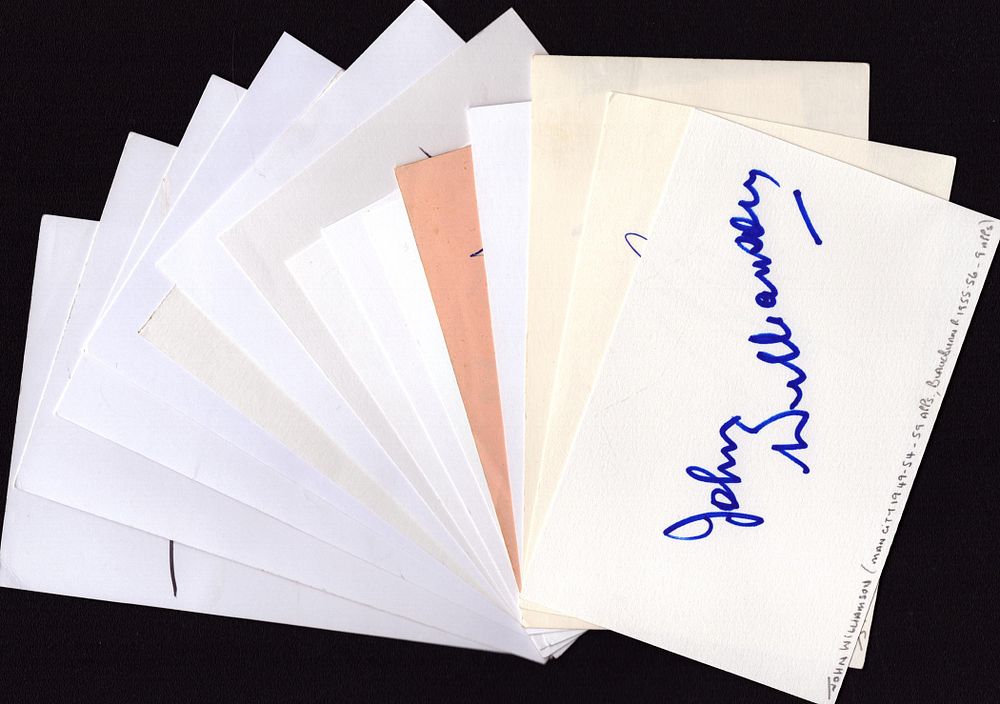Lot 205: Sport Collection of approx 15 signed cards including...