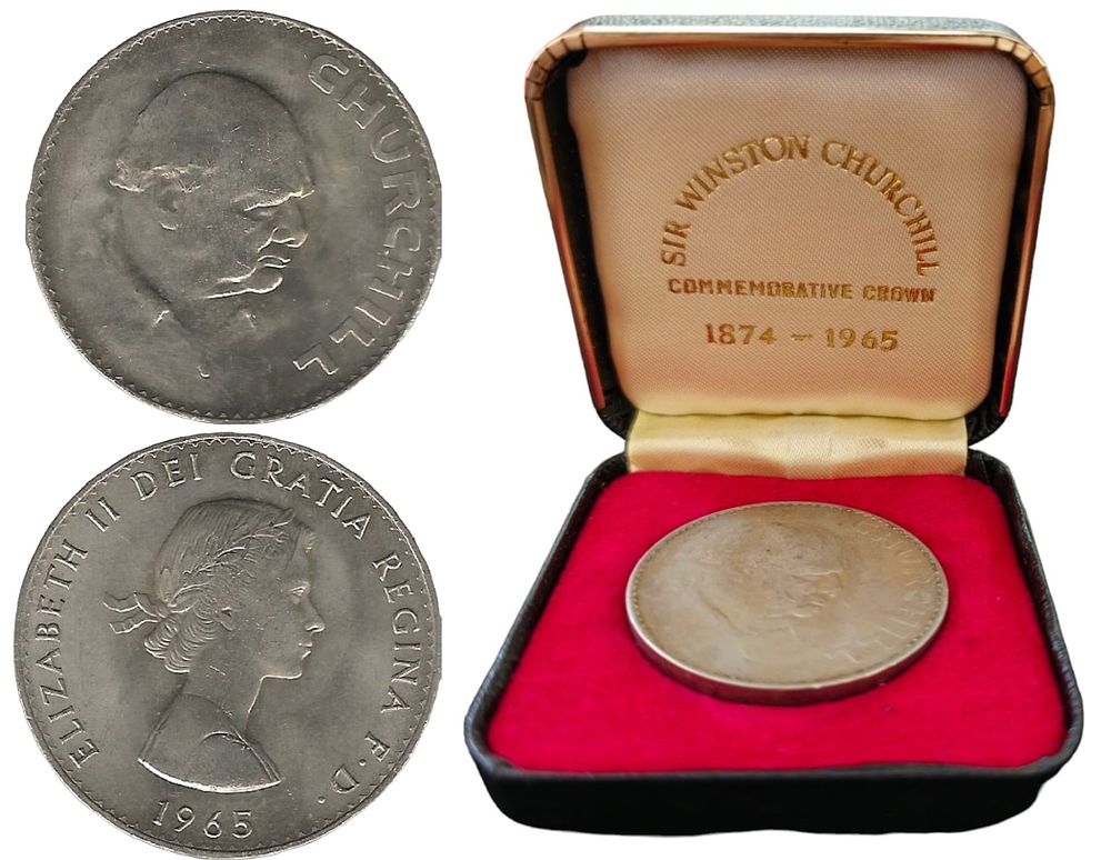 Lot 215: Sir Winston Churchill Commemorative Crown. 1874-1965. a collectors...