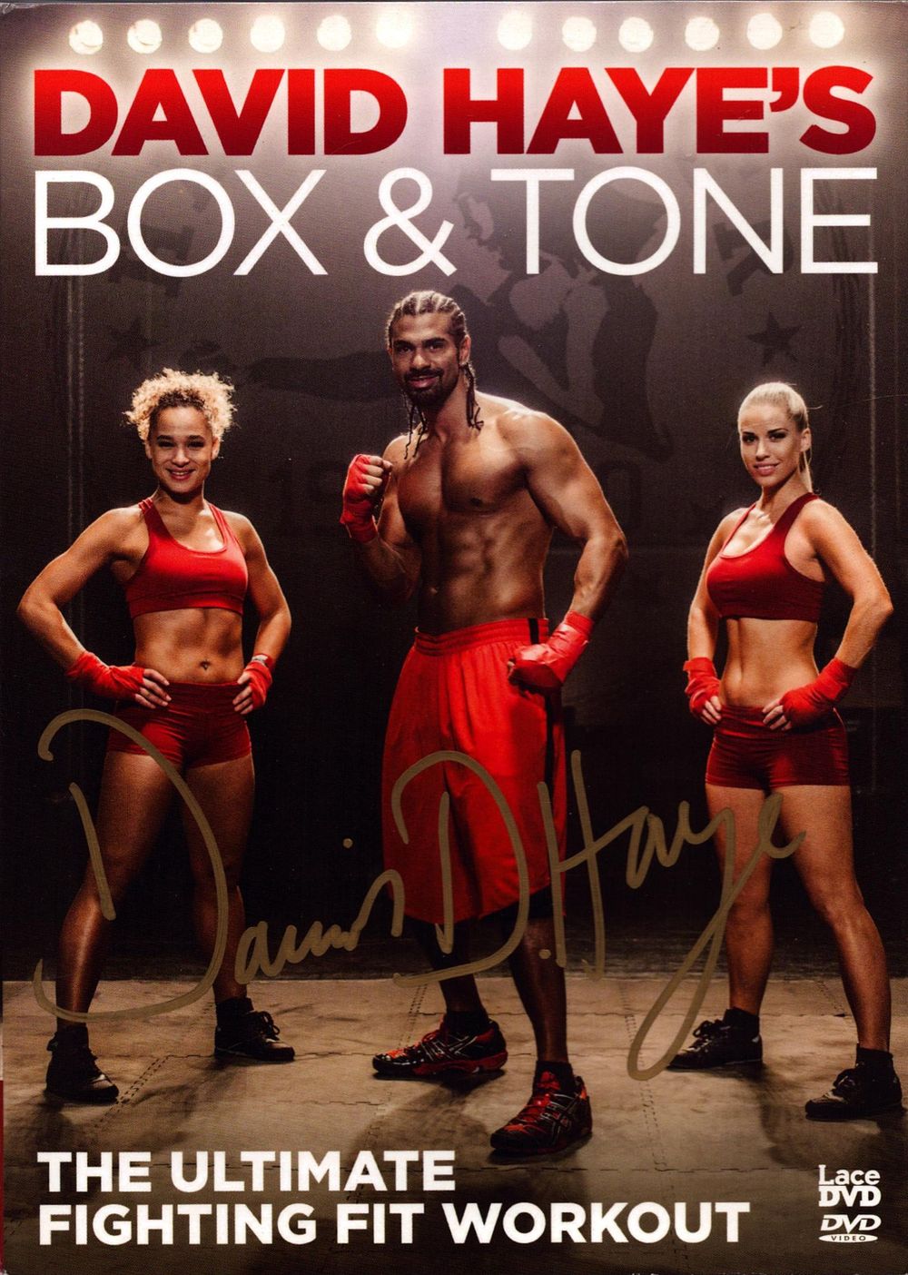 Lot 233: David Haye's Box and Tone signed workout DVD....