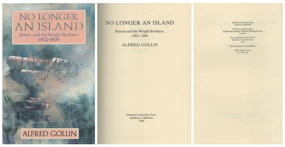 Lot 289: No Longer An Island Britain and The Wright...