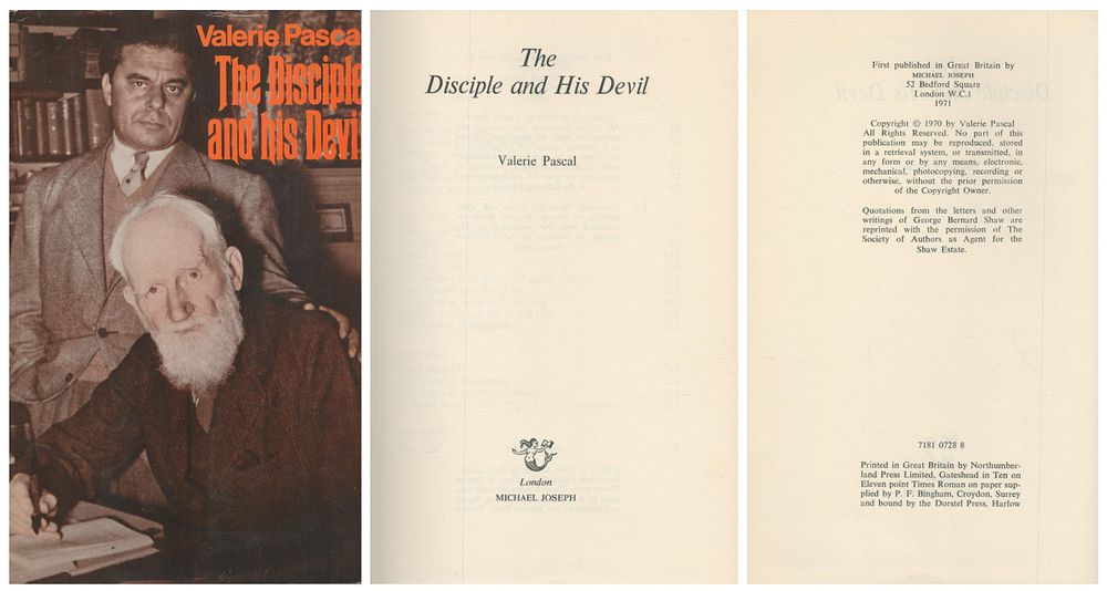 Lot 295: Valerie Pascal 'The Disciple and His Devil' a...