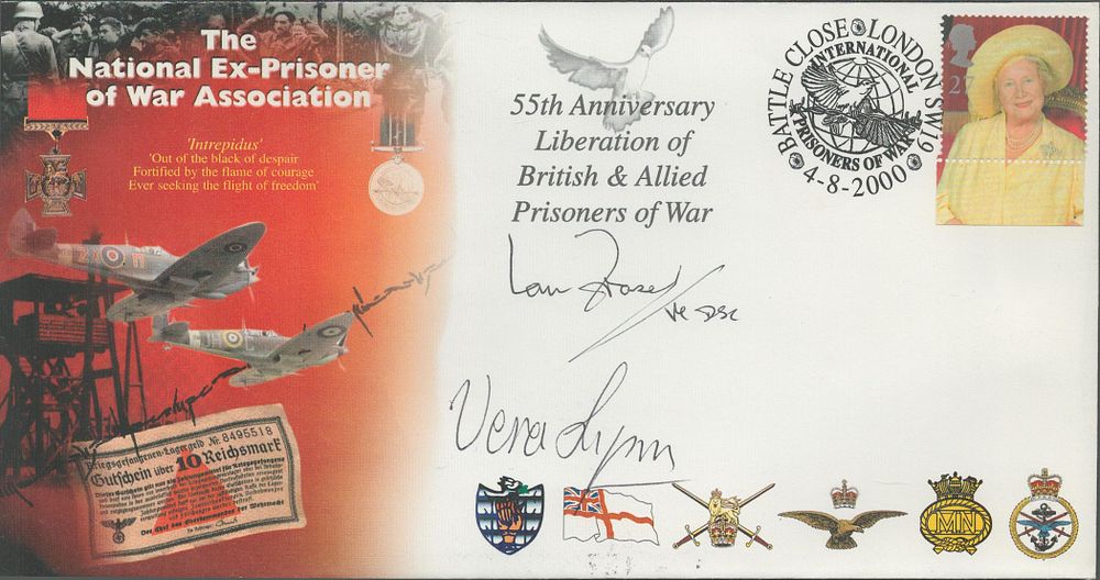 Lot 317: WW2 Colditz POW Earl Haig, singing legend Vera...