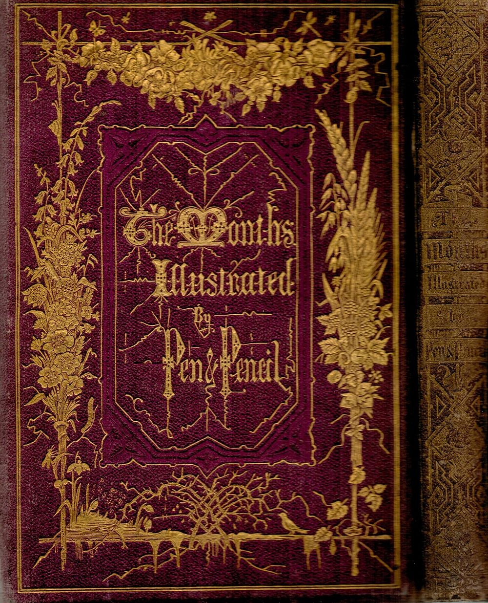 Lot 400: Anthology: 'The Months, illustrated by Pen and Pencil'...