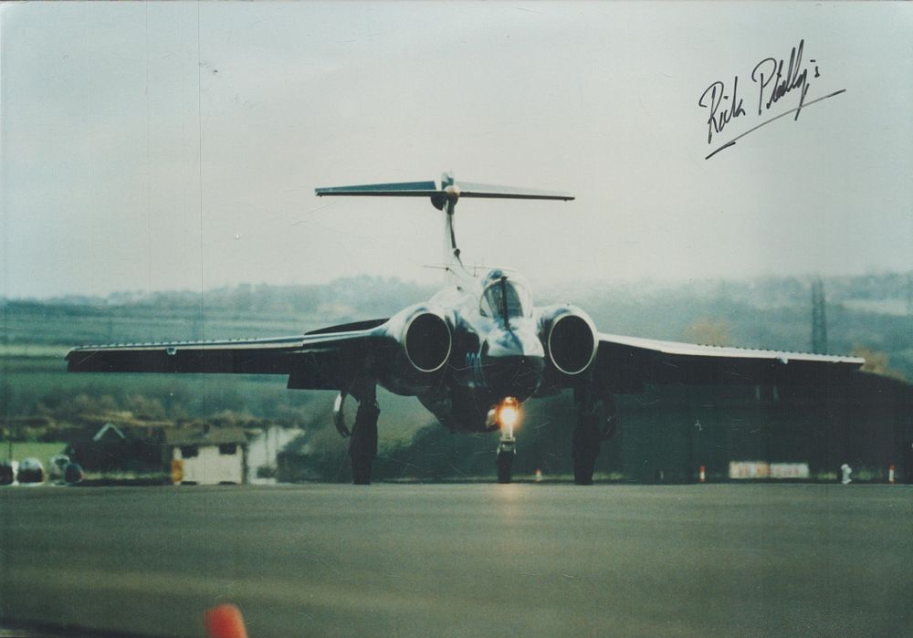 Lot 433: Rich Pratley Signed RAF Falcon Colour Photo 10x7...