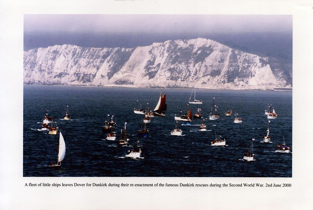 Lot 435: A fleet of little ships leaves for Dover...
