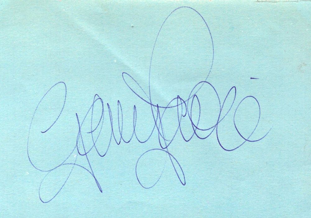 Lot 437: Gary Davies music signed 6x4 inch album page....