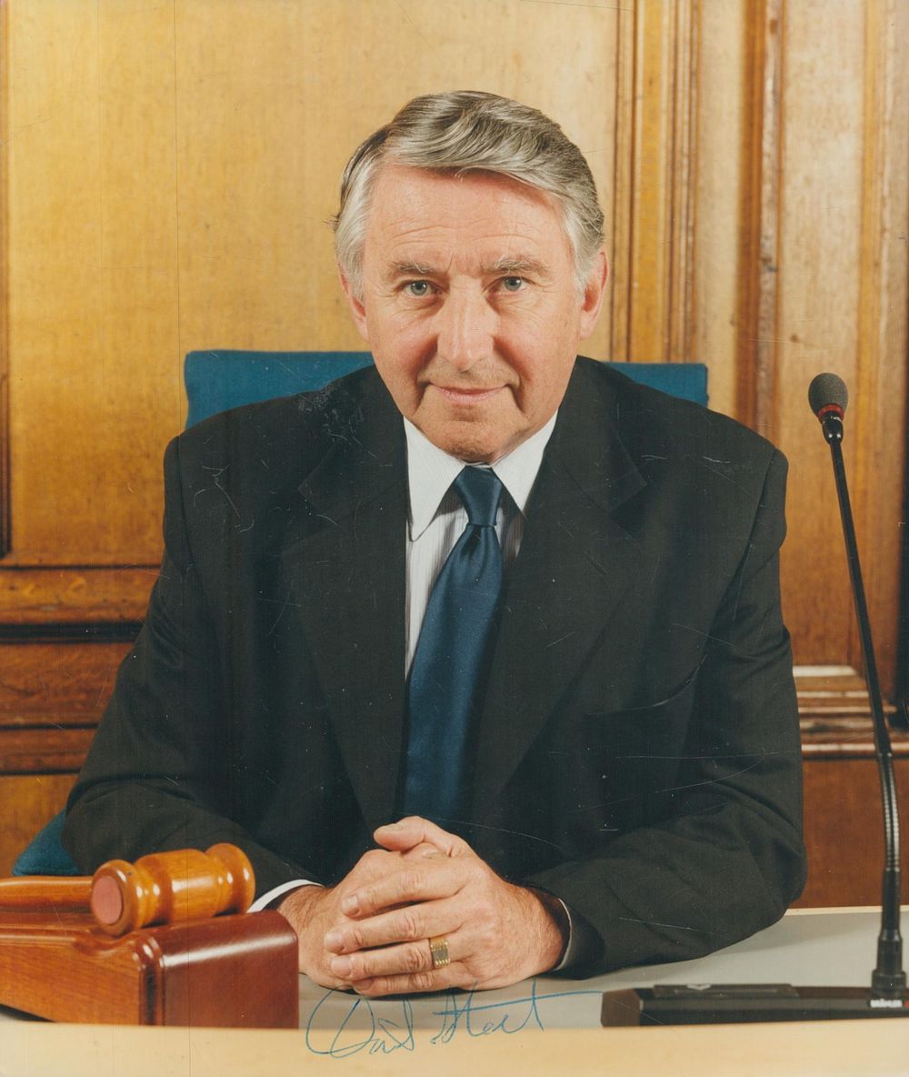 Lot 443: David Steel Former Liberal Party Leader 8x6 inch...
