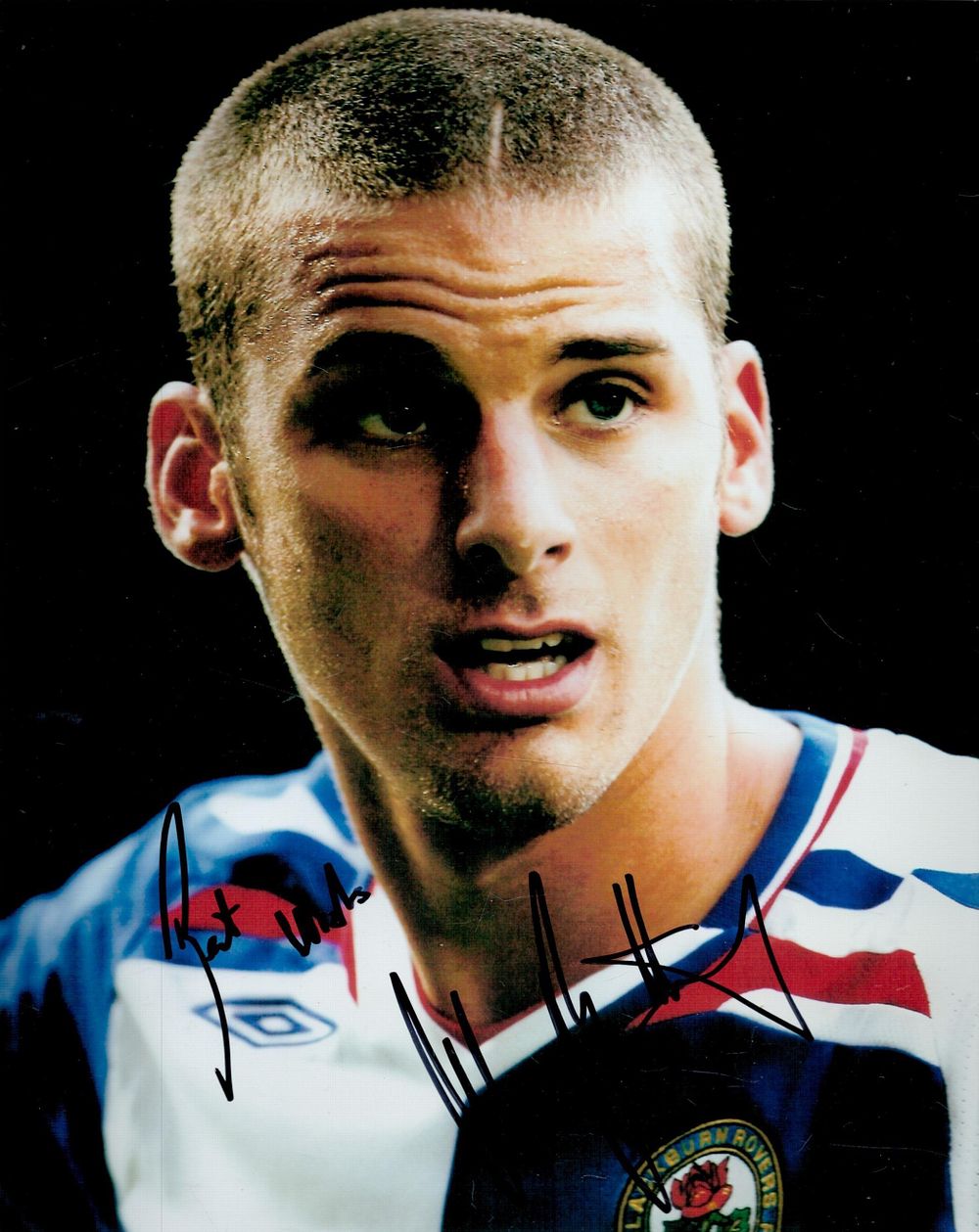 Lot 478: David Bentley signed Blackburn Rovers 10x8 colour photo....