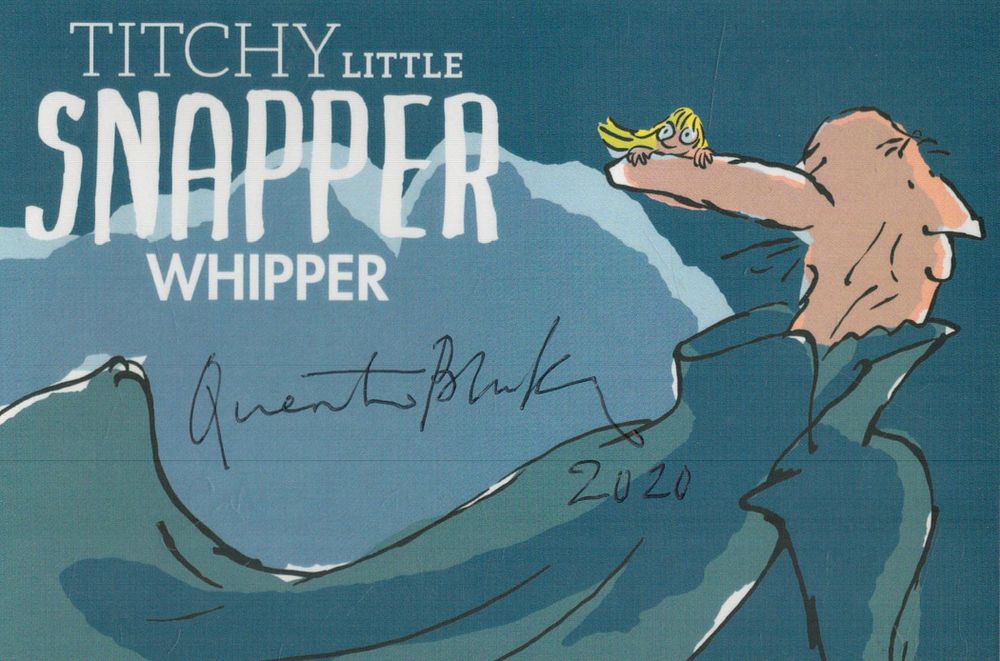 Lot 63: Quentin Blake, illustrator and children's writer. A signed...