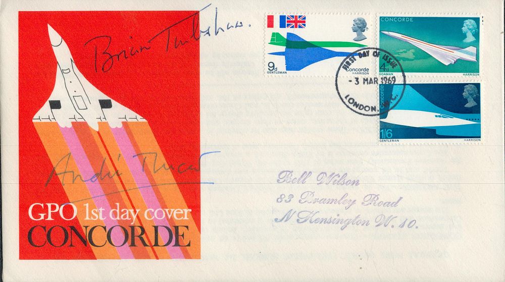 Lot 65: Andre Turcat (1921-2016) and Brian Trubshaw (1924-2001), Concorde...