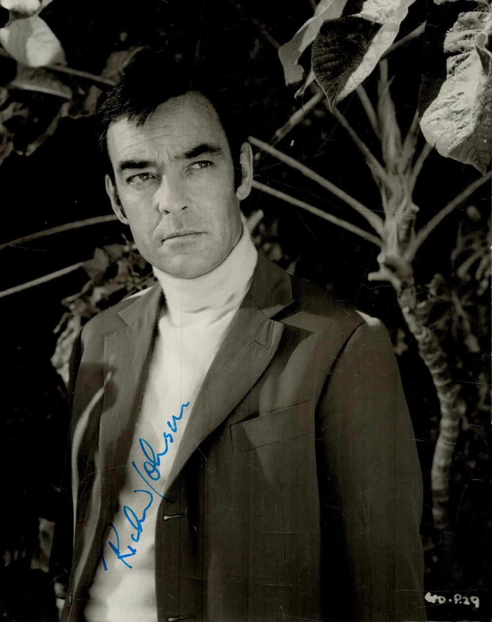 Lot 195: Richard Johnson signed 10x8inch black and white photo....
