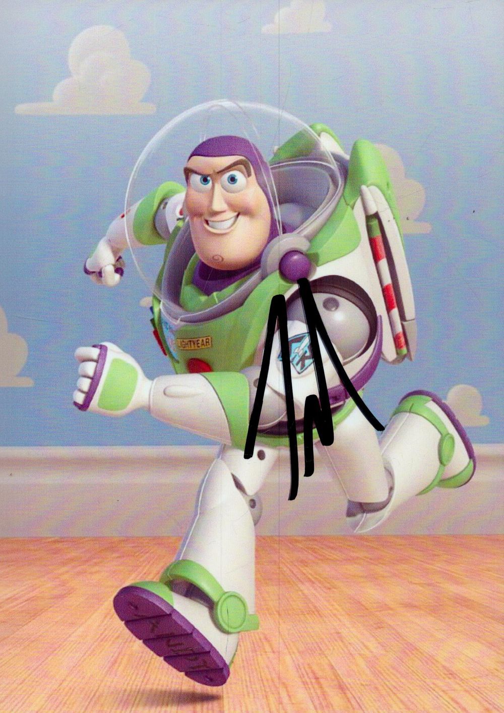 Lot 202: Tim Allen signed 7x5inch colour photo of Buzz...