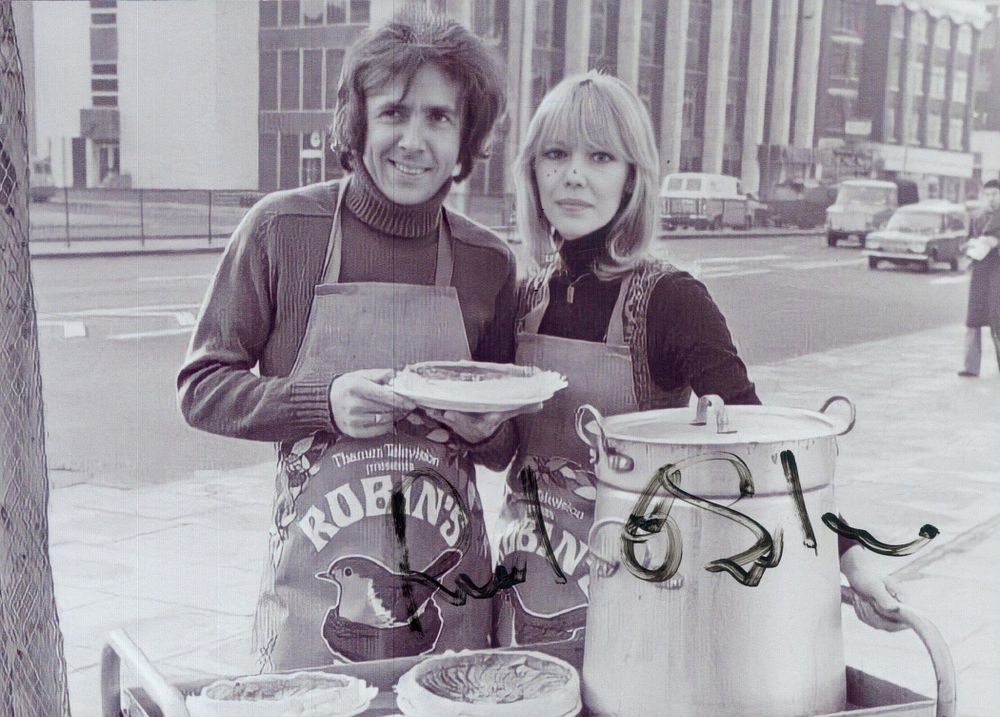 Lot 215: Richard O'Sullivan signed 7x5inch black and white photo....