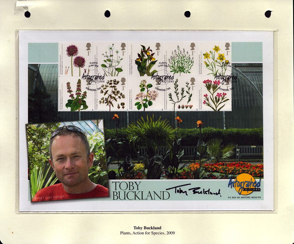 Lot 268: Toby Buckland signed large Autographed Editions FDC. Good...