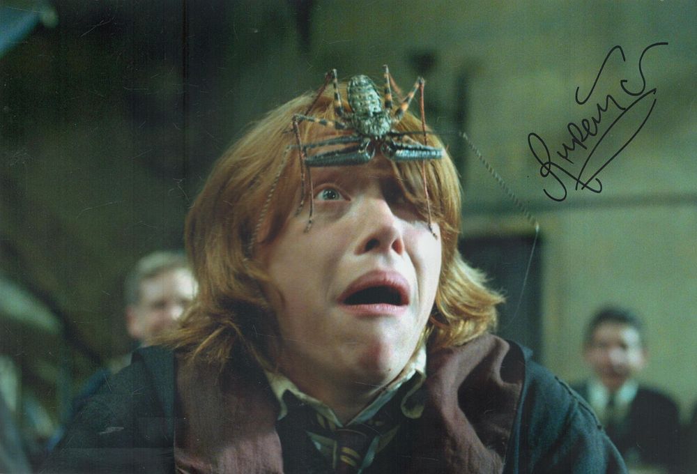 Lot 325: Rupert Grint signed 12x8 inch colour photo pictured...