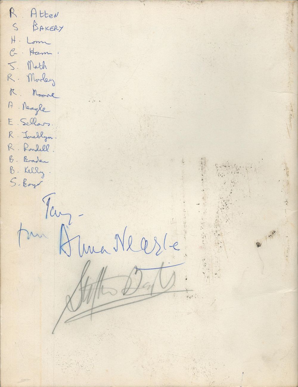 Lot 342: Jumbo Signed 1962 Gala Opening New Empire Theatre...