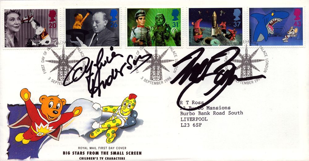 Lot 371: Sylvia Anderson and Matt Zimmerman signed Big Stars...