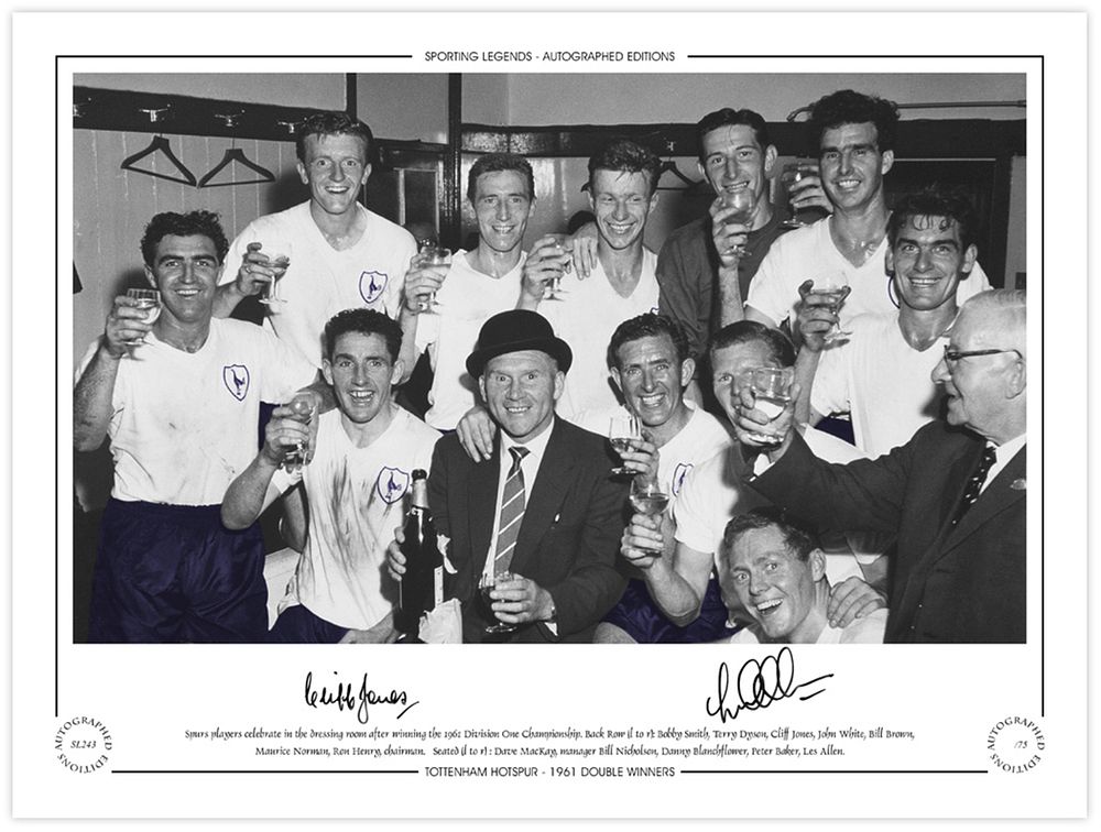 Lot 425: Autographed TOTTENHAM 16 x 12 Limited-Edition : Limited...