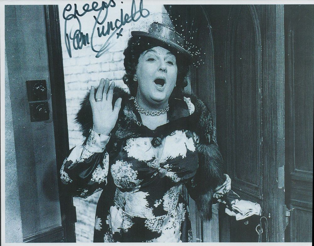 Lot 444: Pamela Cundell signed black & white photo Approx....