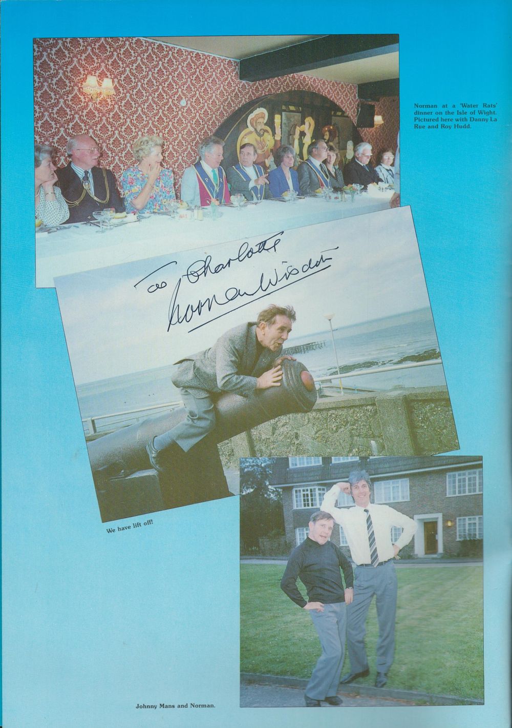 Lot 481: Sir Norman Wisdom, OBE signed vintage programme 'The...