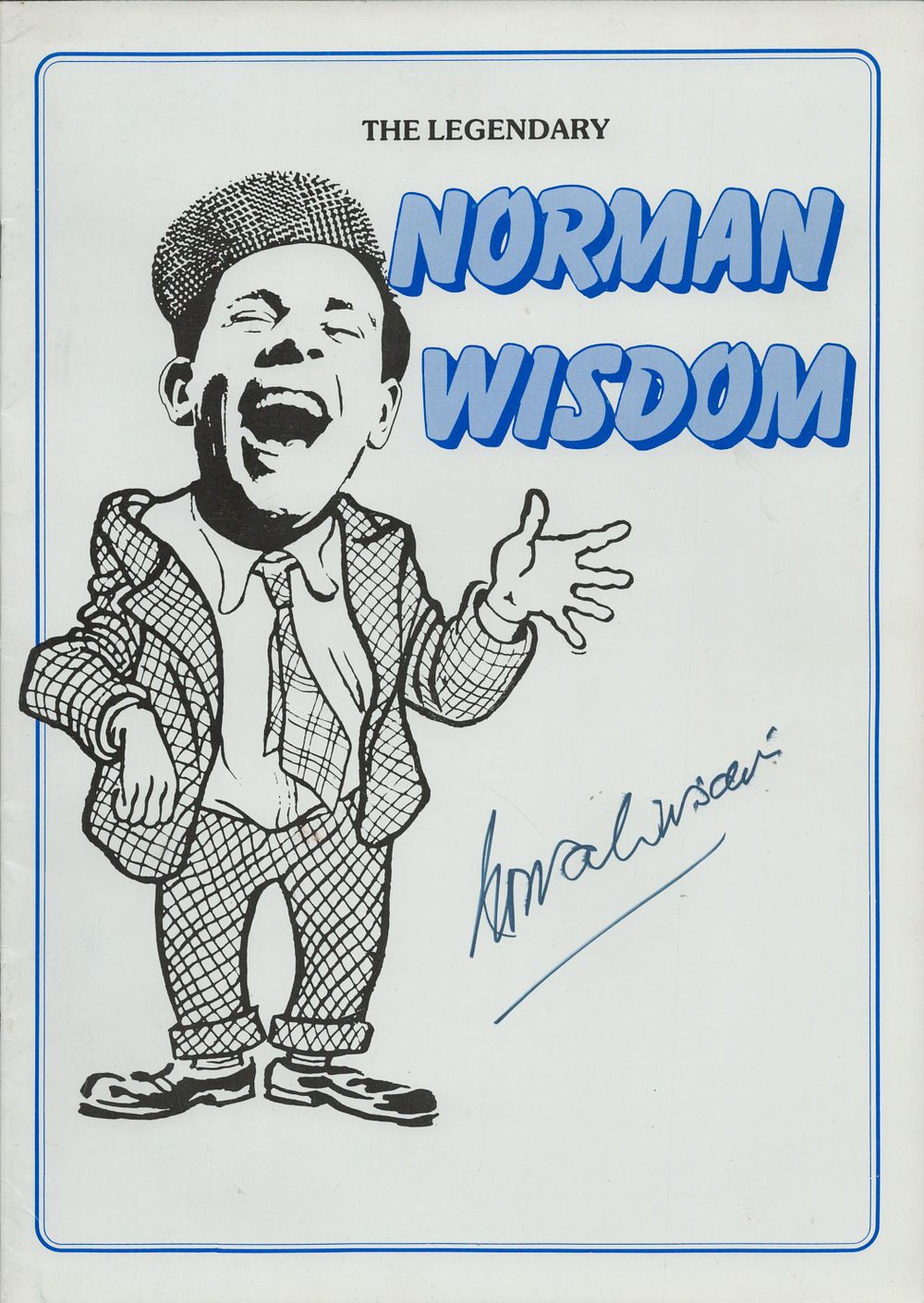 Lot 482: Sir Norman Wisdom, OBE signed vintage programme 'The...
