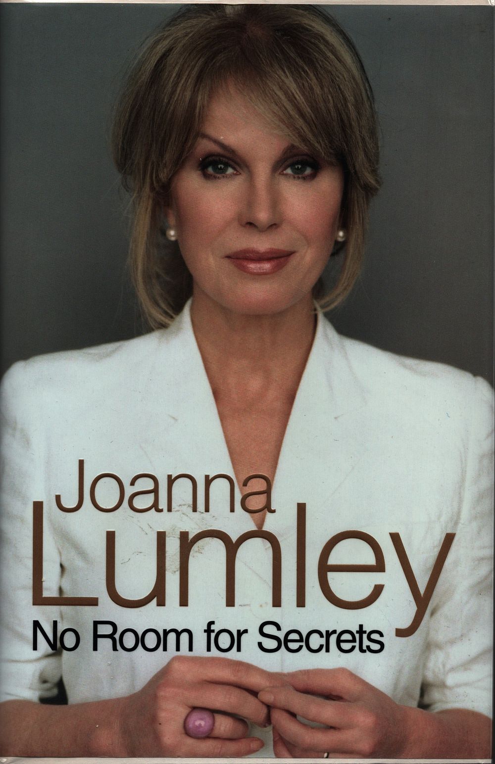 Lot 485: Joanna Lumley signed hardback Book Jacket Sleeve, Title...